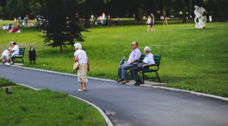 seniors in the park