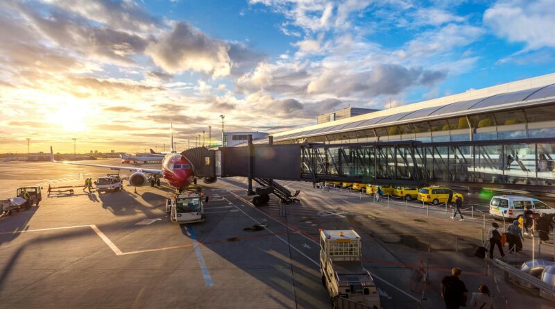 red airplane