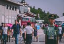 people on street standing