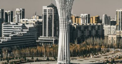 baiterek tower in astana