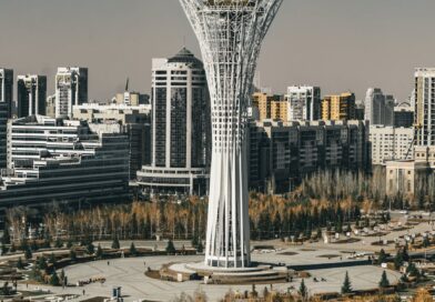 baiterek tower in astana