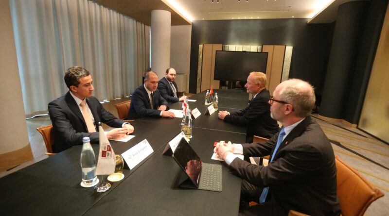 ევროპის საპატენტო უწყების პრეზიდენტს, საქპატენტის თავმჯდომარესა და საქართველოს განათლების, მეცნიერებისა და ახალგაზრდობის მინისტრს შორის შეხვედრა გაიმართა