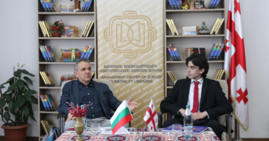 25 აპრილს ზუგდიდის მუნიციპალიტეტის ბიბლიოთეკების მართვის ცენტრი -ში,გაიმართა შეხვედრა ბულგარეთის რესპუბლიკის ელჩთან, ბატონ ვესელინ ვალკანოვთან.